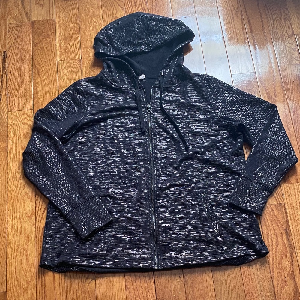 Ideology Black Zip-Up Hoodie